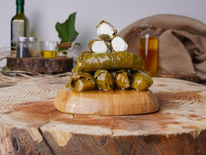ورق عنب محشي لبنة